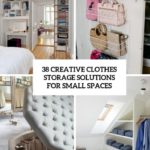 Easy Clothes Storage For Small Spaces Pics