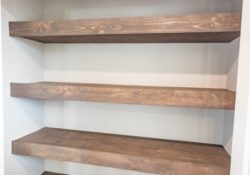 Easy Floating Shelves For Clothes Pic