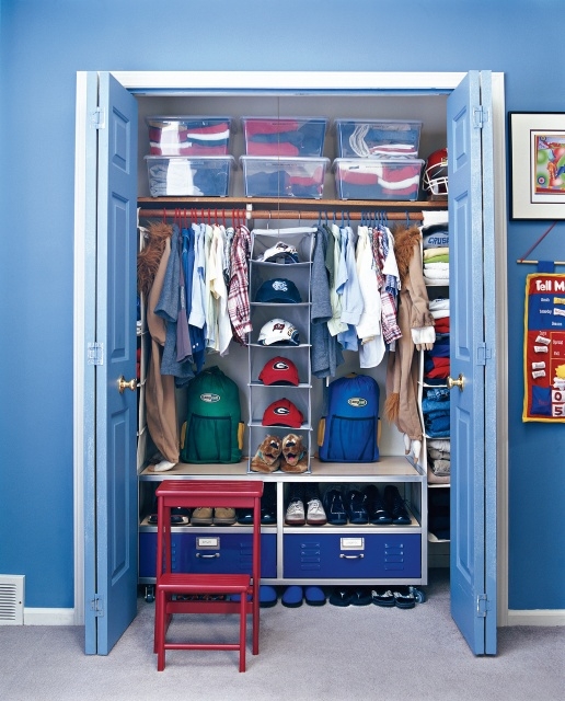 Easy Kids Closet Organizer System Pics