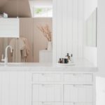 Easy Walk In Closet With Bathroom Combination Design Pic