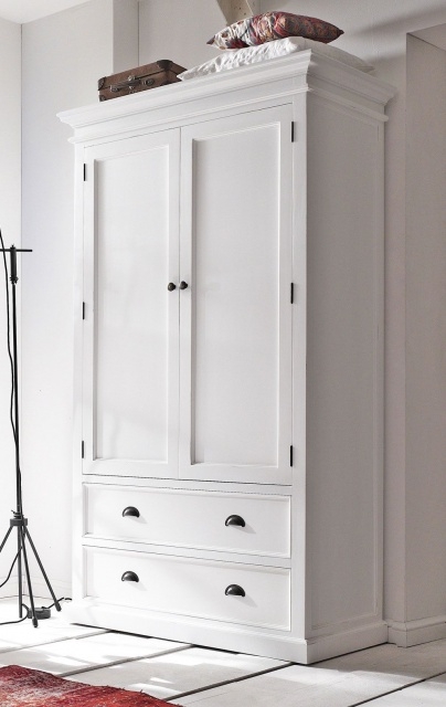 Easy White Wardrobe Closet Photo