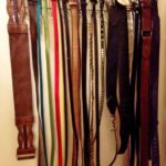 Elegant Closet Belt Organizer Pic