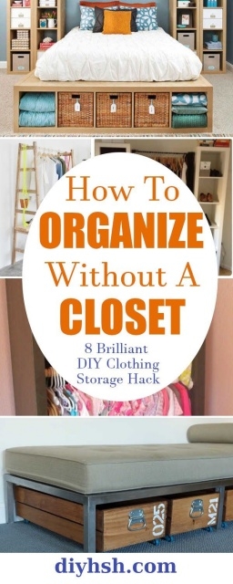 Elegant Diy Clothes Storage Pics