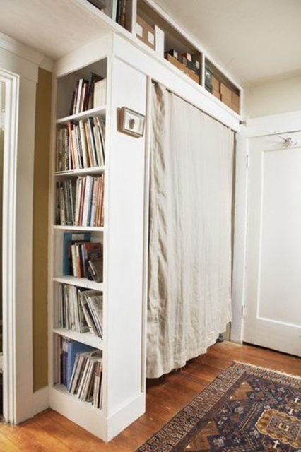 Elegant Storage Ideas For Bedrooms Without Closets Image