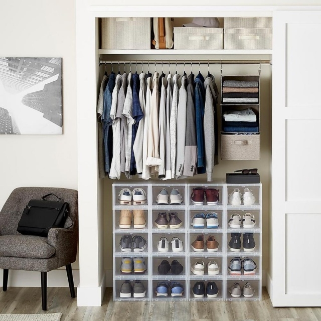Elegant Wardrobe For Hanging Clothes Pics