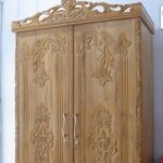 Elegant Wood Almari Design Photo