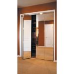 Fantastic Frameless Mirror Bifold Closet Doors Pictures