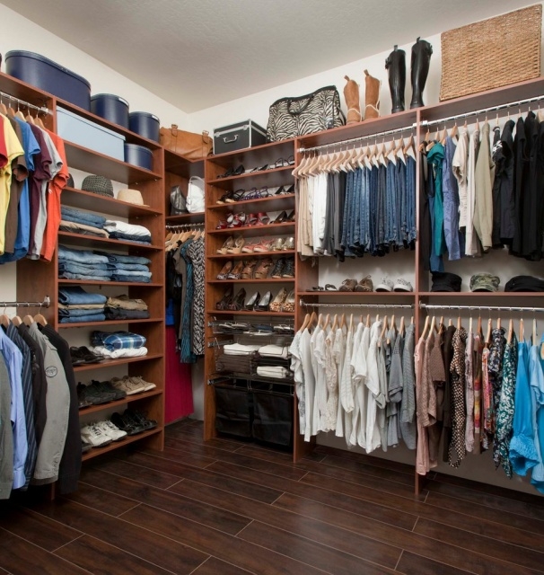 Fantastic Industrial Walk In Closet Picture
