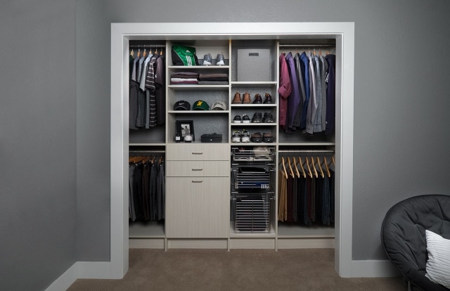 Fascinating Closet Organizer Installation Pictures
