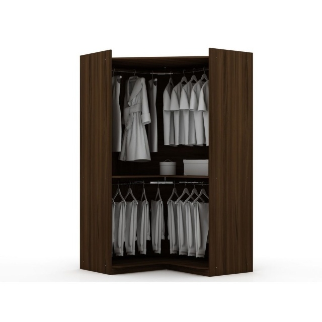 Fascinating Corner Wardrobe Closet Pictures