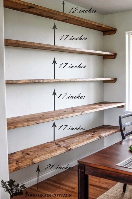 Fascinating Diy Wood Closet Shelves Photo