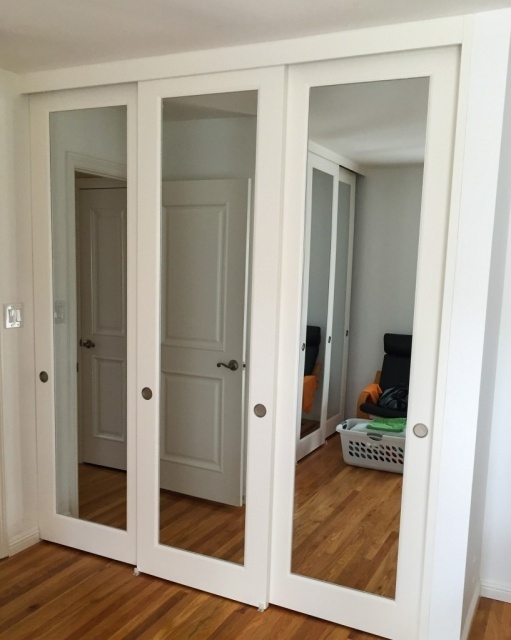 Fascinating Mirror Closet Doors Photo