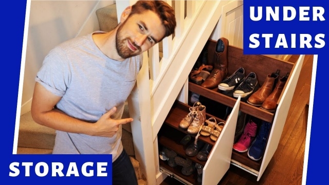 Fascinating Under Stairs Shoe Storage Image