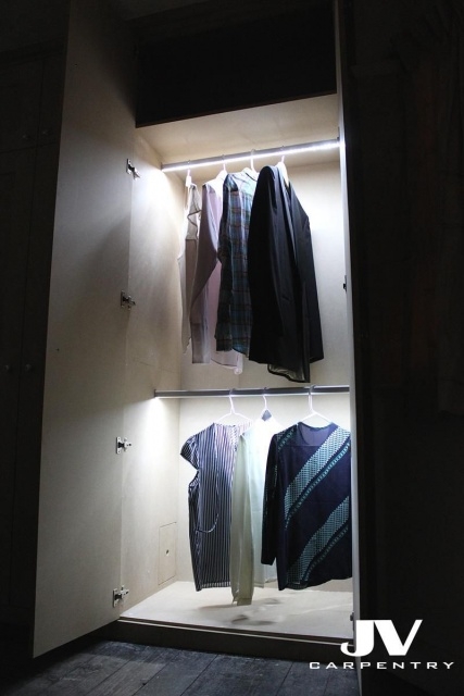 Fascinating Wardrobe Lighting Ideas Photo
