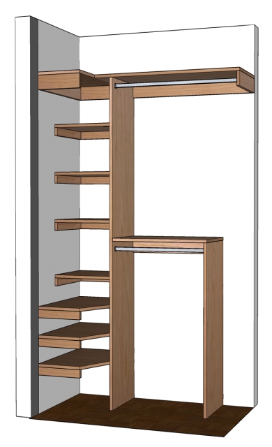 Fresh Diy Small Closet Organizer Photo