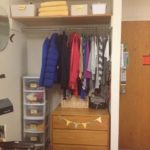 Fresh Dorm Room Closet Organization Photo