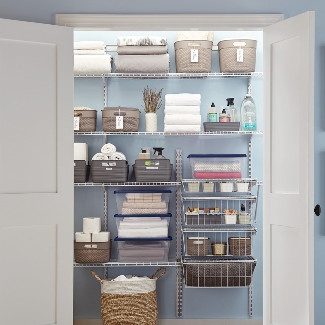 Fresh Laundry Closet Shelving Pictures