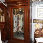 Good Antique Wardrobe With Mirror Images