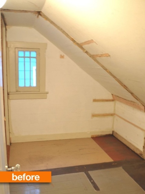 Good Closet Organization Ideas For Slanted Roof Attic Space Pic