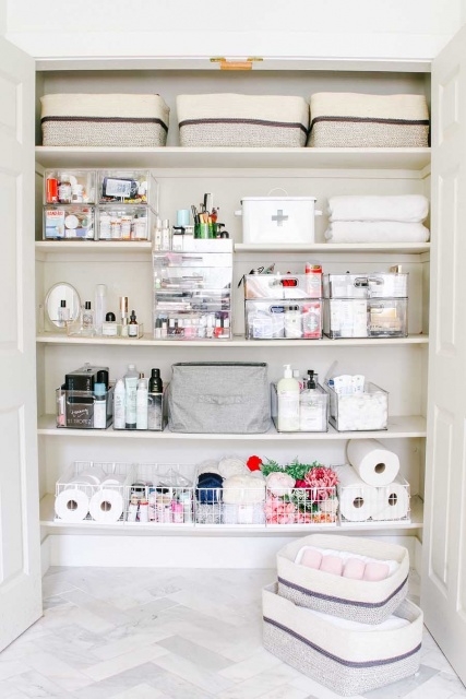Good Linen Closet Organization Ideas Photo