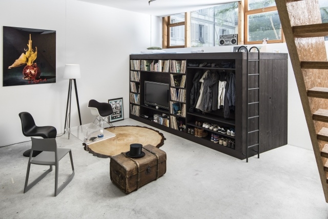 Good Loft Bed With Walk In Closet Underneath Pics
