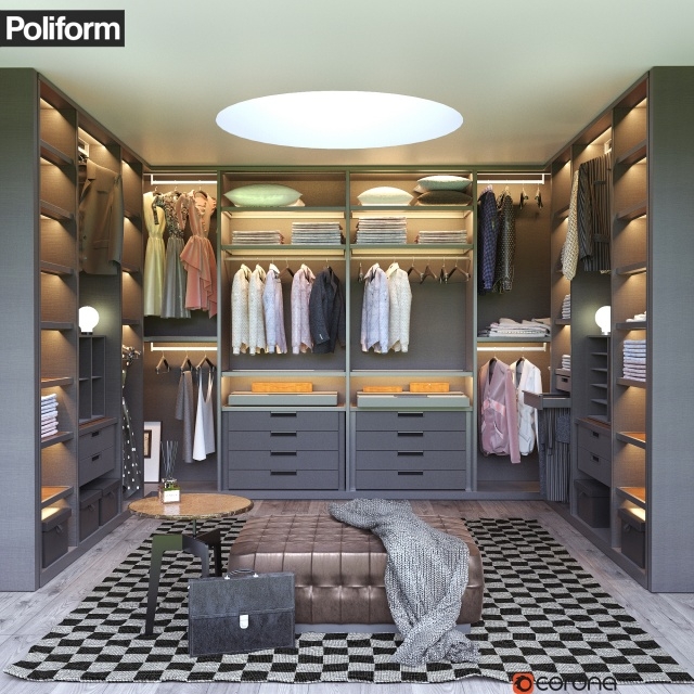 Good Poliform Walk In Closet Photo