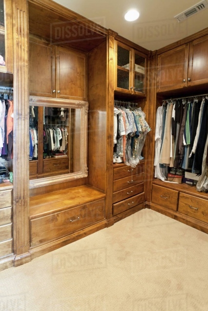 Good Wood Walk In Closet Photos