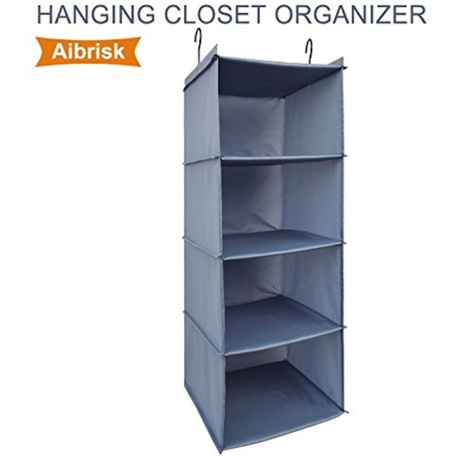 Gorgeous 4 Shelf Hanging Closet Organizer Photos