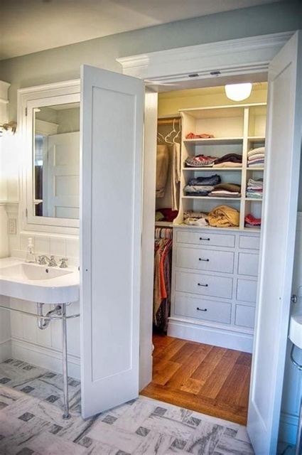 Gorgeous Bathroom And Walk In Closet Ideas Picture