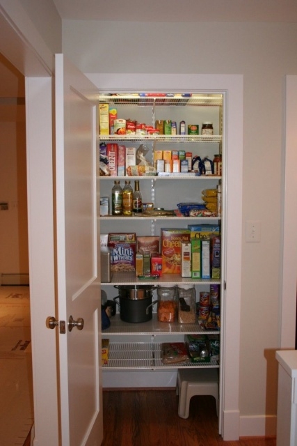 Gorgeous Pantry Closet Shelving Pictures