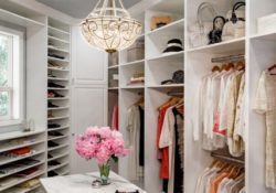 Gorgeous Small Luxury Walk In Closet Picture