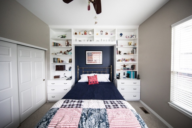 Great Built In Wardrobe Ideas Small Bedroom Photo