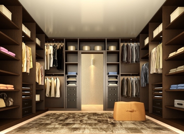 Great Dark Walk In Closet Pic
