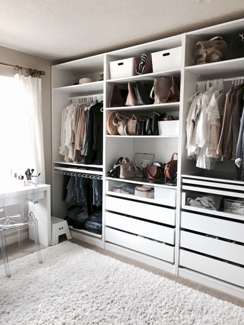 Great Minimalist Walk In Closet Pics