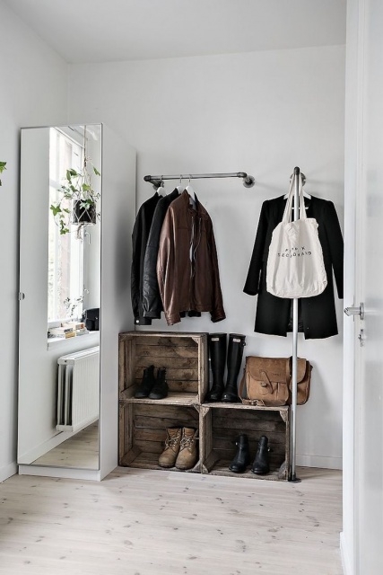 Great Small Open Closet Ideas Pic