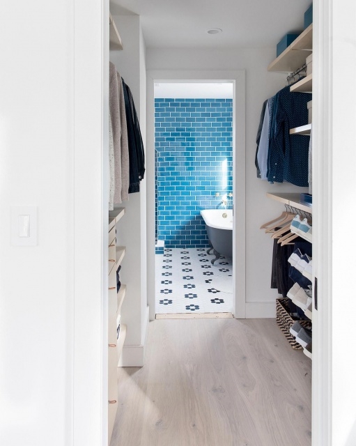 Incredible Walk Through Closet To Bathroom Pics