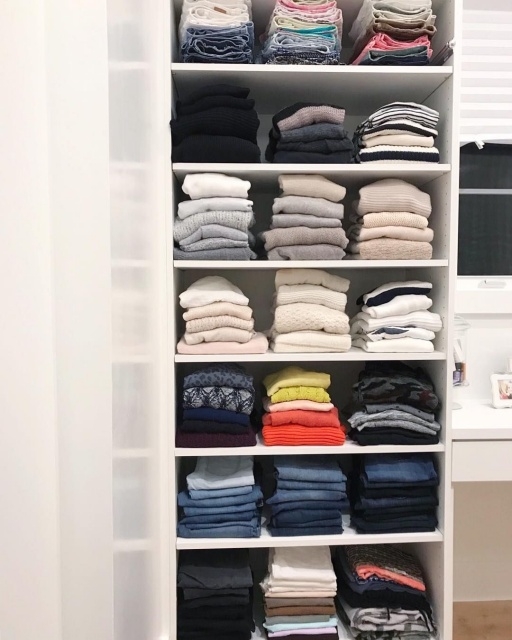 Insanely Folded Clothes Storage Images