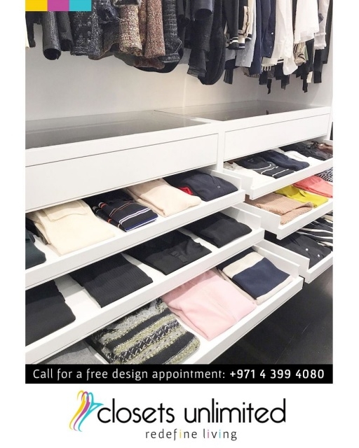 Insanely Folded Clothes Storage Pic