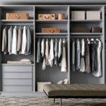 Insanely Grey Walk In Closet Photo