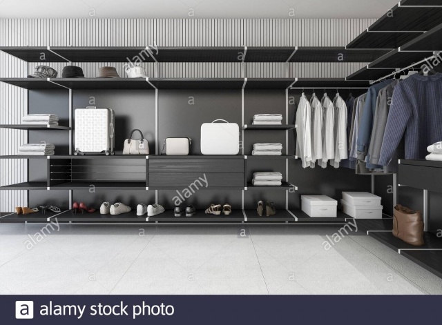 Inspiring Black Walk In Closet Pics