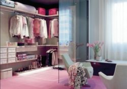 Inspiring Pink Walk In Closet Photo