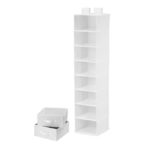 Inspiring White Closet Organizer With Drawers Images