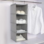 Interesting 4 Shelf Hanging Closet Organizer Picture