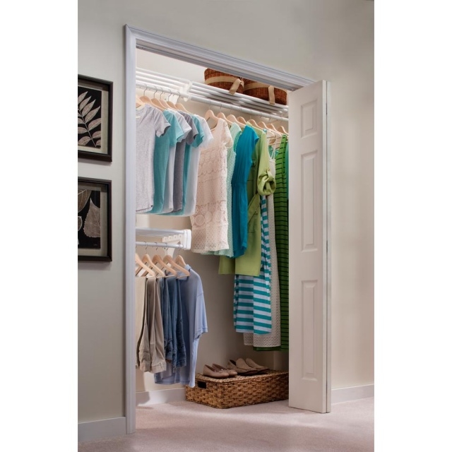 Interesting Closet Rack Organizer Photo