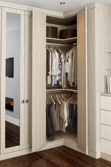 Interesting Corner Wardrobe Designs For Small Bedroom Pictures