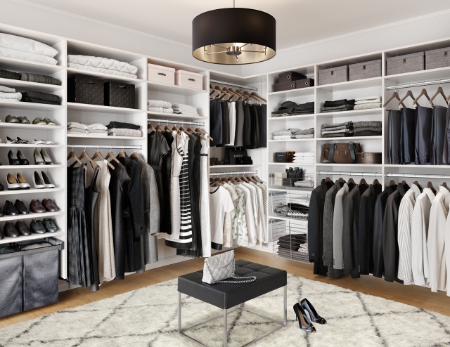 Interesting Custom Walk In Closets Photo