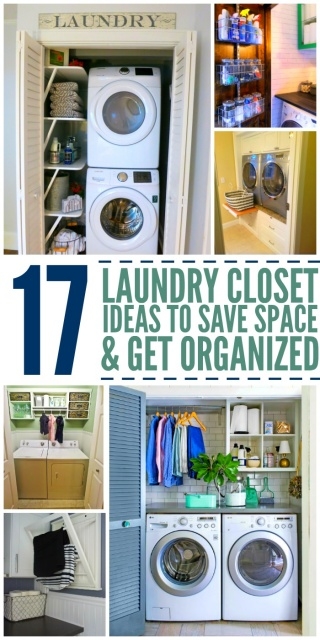 Interesting Laundry Closet Ideas Stackable Photo
