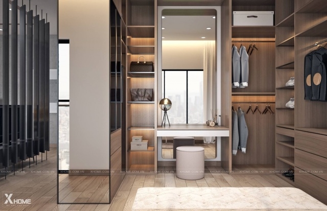 Interesting Walk In Closet Interior Design Picture