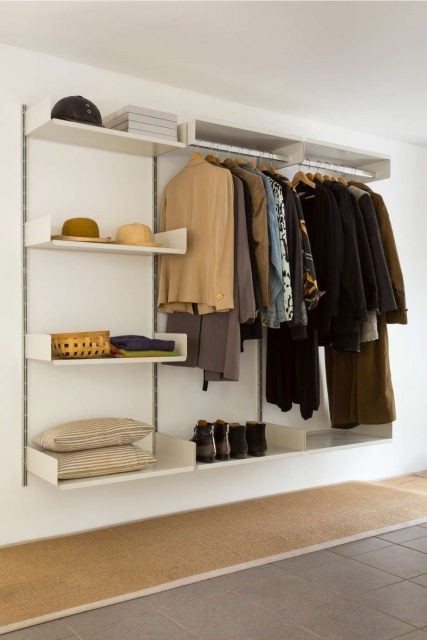 Interesting Wardrobe Hanging Rail Systems Pic