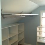 Luxurious Closet Organization Ideas For Slanted Roof Attic Space Image